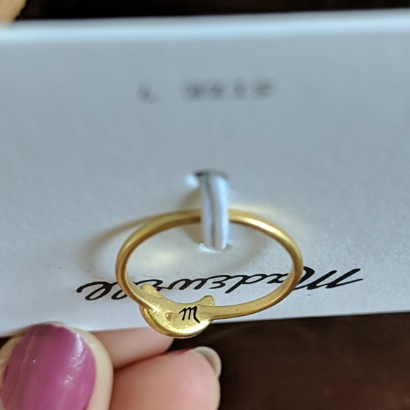 NWT🌙Madewell Crescent Ring - Picture 6 of 6